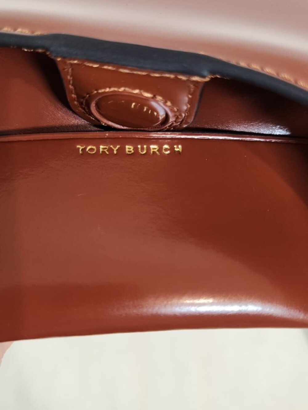 Tory Burch Robinson Spazzolato Convertible Crescent Bag